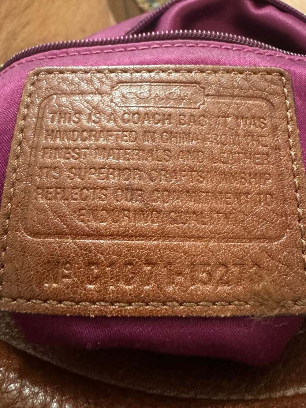 Coach Legacy Leather Hobo Shoulder Bag in British Tan - Picture 8 of 8